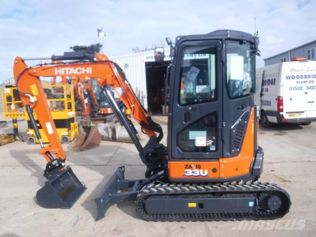 Hitachi ZX 33 U-6 Mini bagri <7t