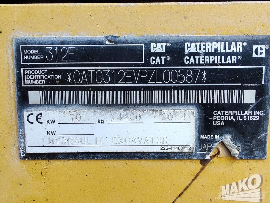 CAT 312 E Bagri goseničarji