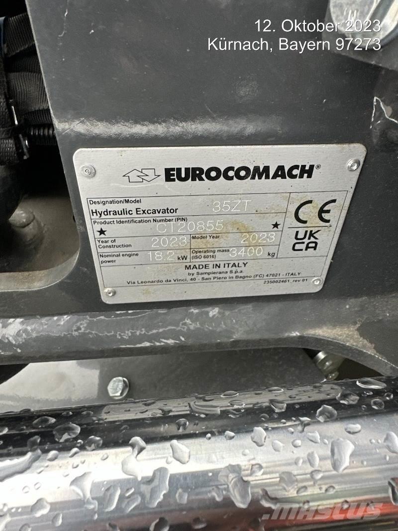 Eurocomach 35ZT Mini bagri <7t