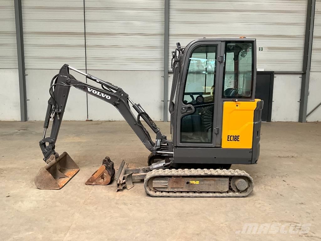 Volvo EC 18 E Mini bagri <7t