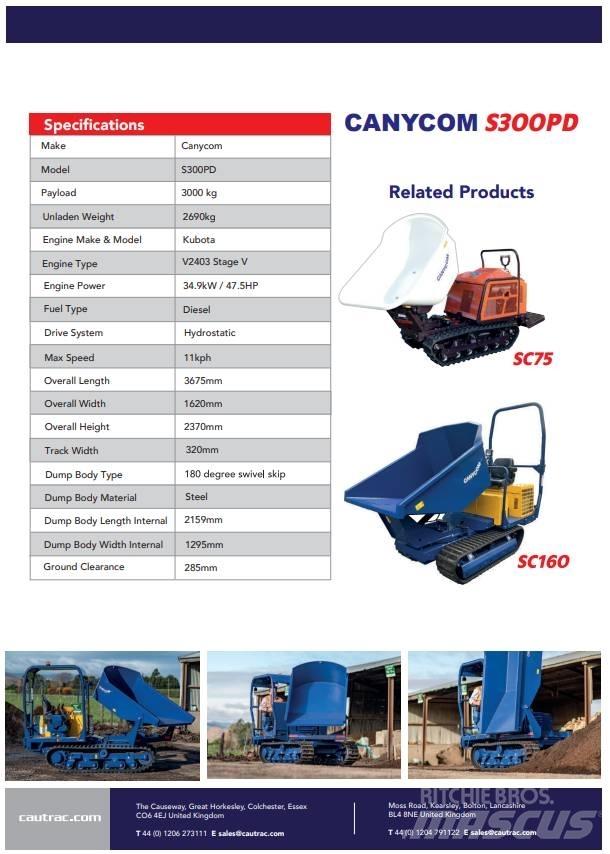 Canycom s300 Demperji goseničarji