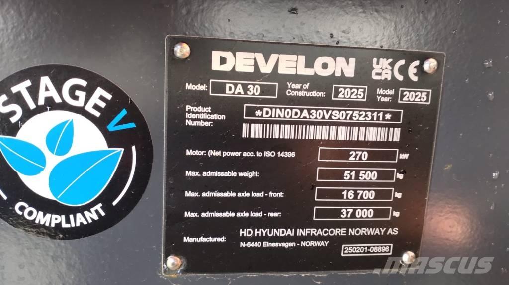 Develon DA 30-7 Zglobni demperji