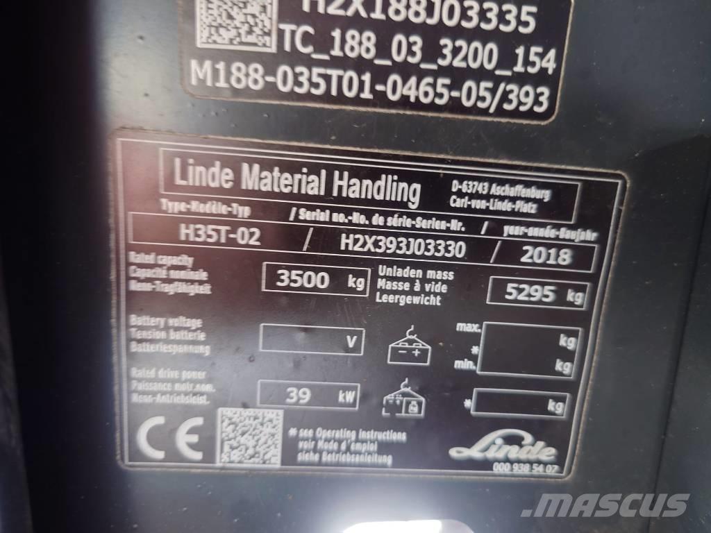 Linde H 35 T Plinski viličarji