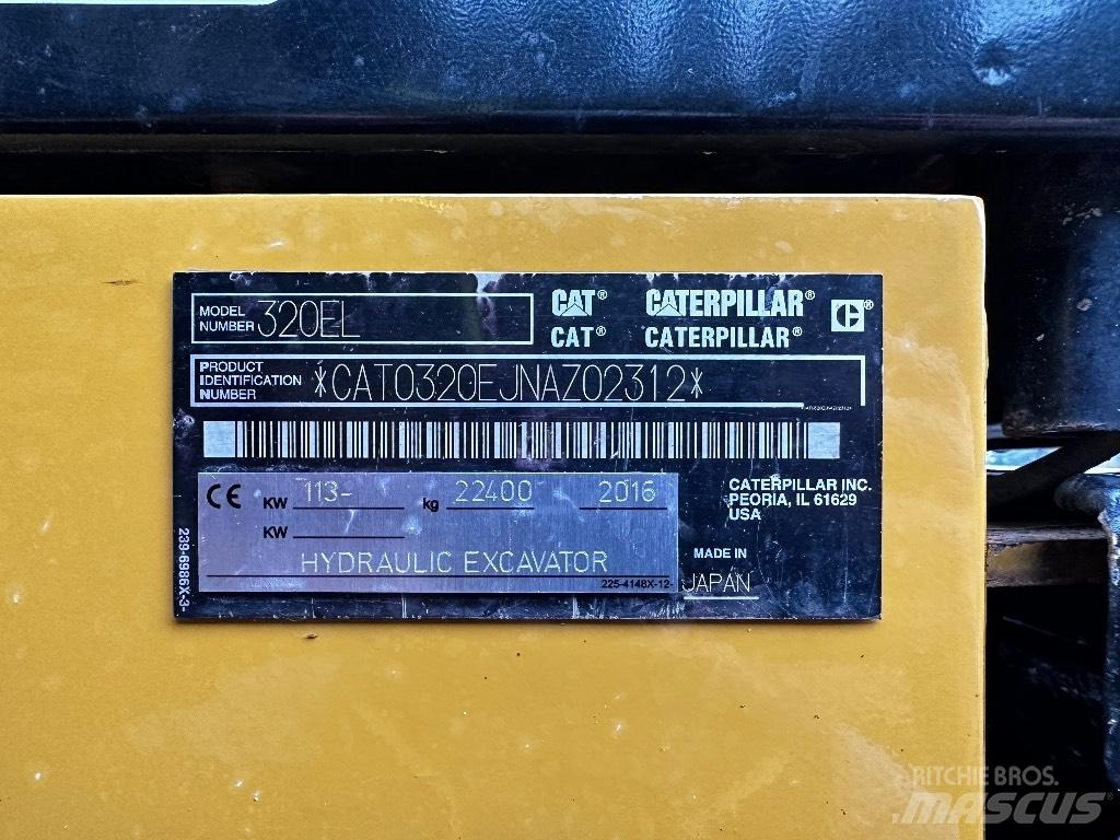 CAT 320 EL Bagri goseničarji
