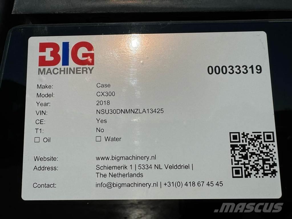CASE CX300D Bagri goseničarji