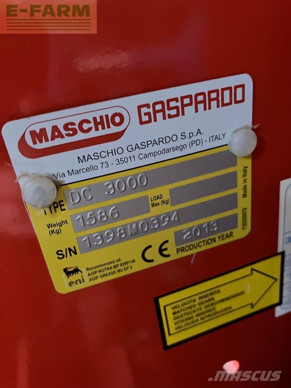 Maschio DC 3000 Rotacijske brane in multikultivatorji