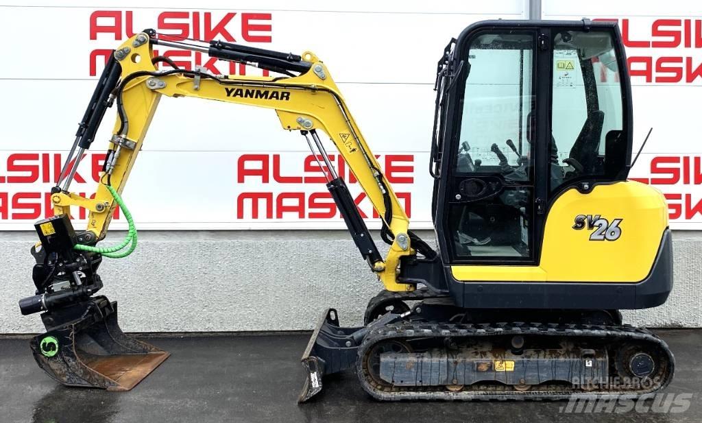 Yanmar SV 26 Mini bagri <7t