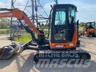 Hitachi ZX55U Mini bagri <7t