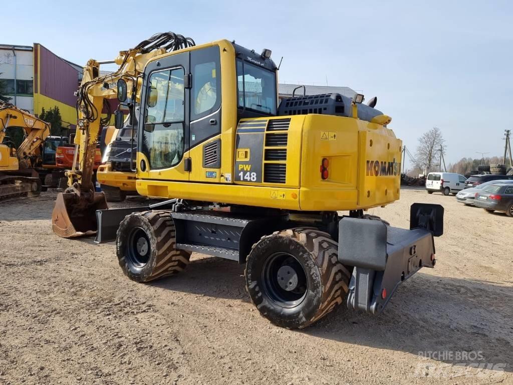Komatsu PW 148-8 Bagri na kolesih