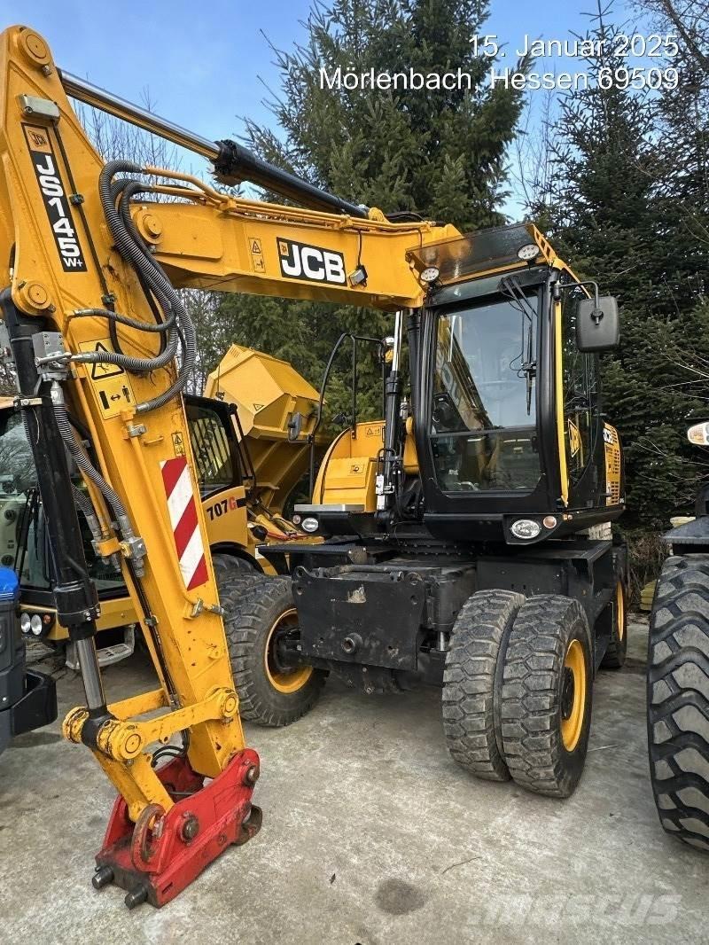 JCB JS145W PLUS Bagri na kolesih