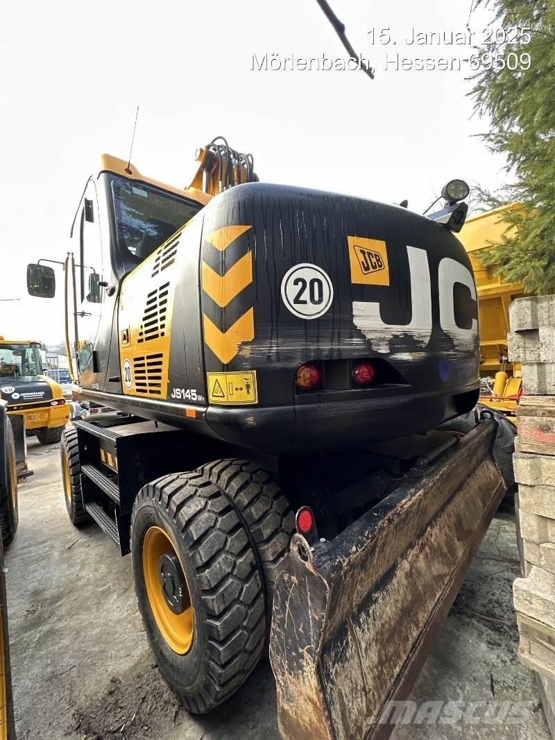 JCB JS145W PLUS Bagri na kolesih