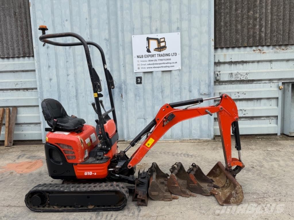 Kubota U 10 Mini bagri <7t