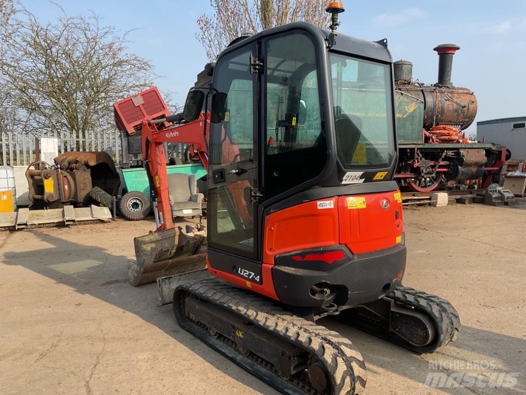 Kubota U27-4 Mini bagri <7t