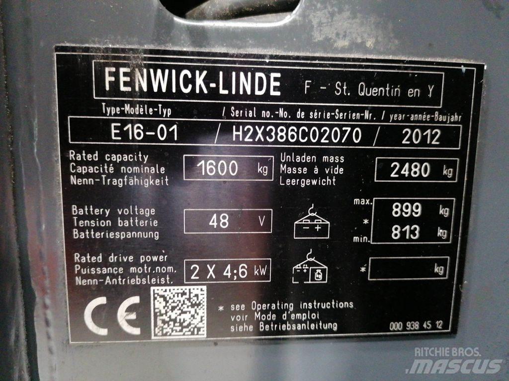 Linde E16-01 Električni viličarji