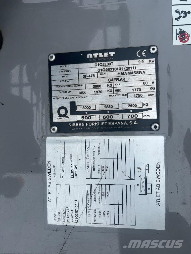 Atlet L30T Električni viličarji