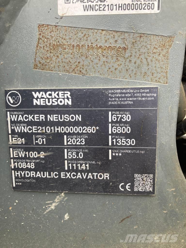 Wacker Neuson EW 100 Bagri na kolesih