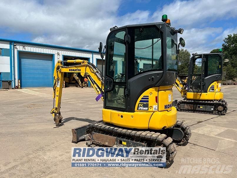 Komatsu PC 26 MR Mini bagri <7t