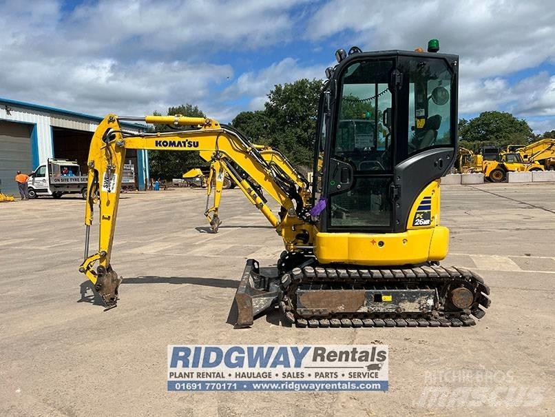 Komatsu PC 26 MR Mini bagri <7t