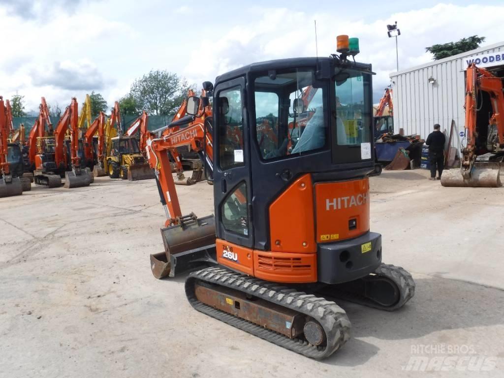 Hitachi ZX 26 U-6 Mini bagri <7t