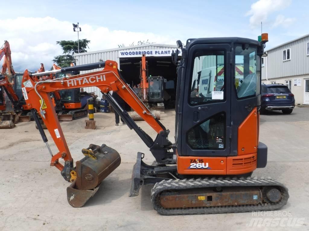 Hitachi ZX 26 U-6 Mini bagri <7t