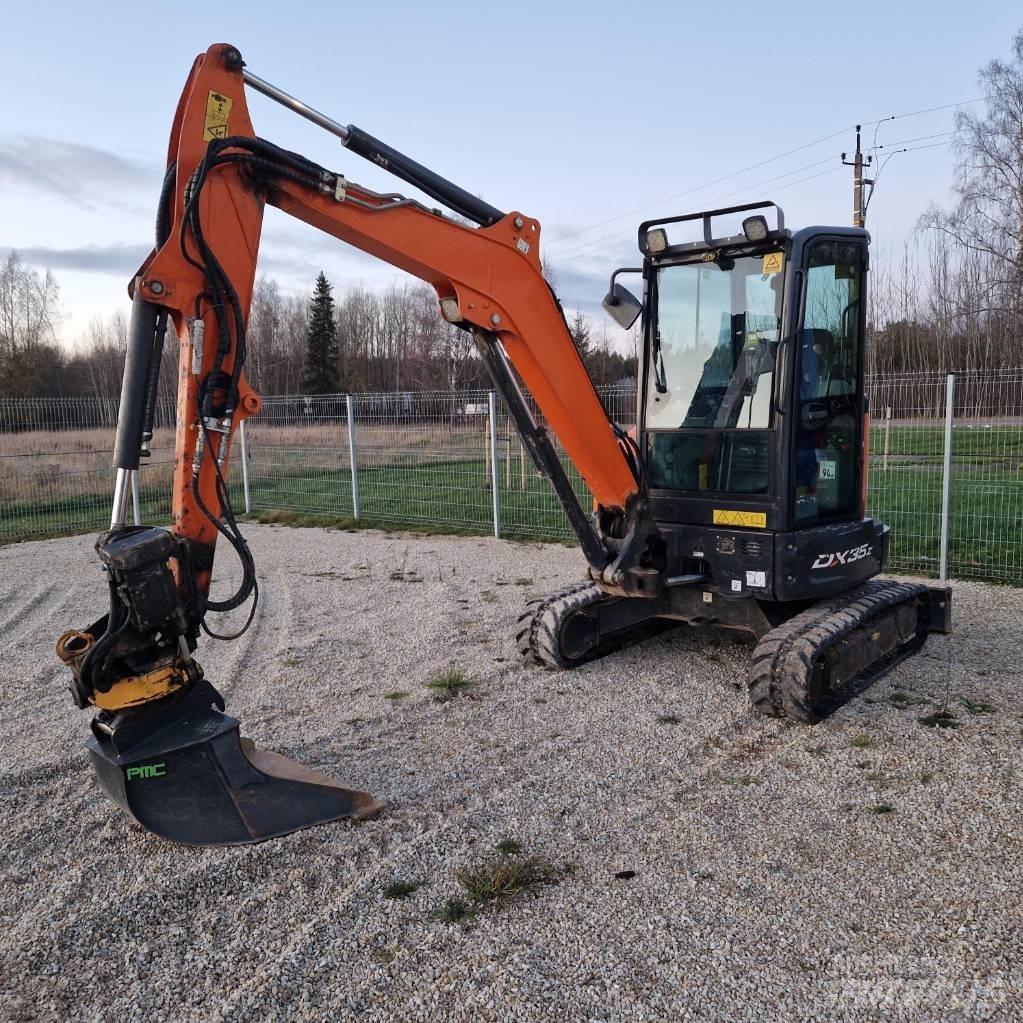 Doosan DX 35 Z Mini bagri <7t