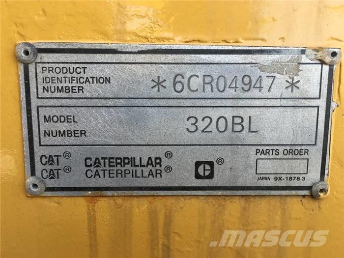 CAT 320 B L Bagri goseničarji