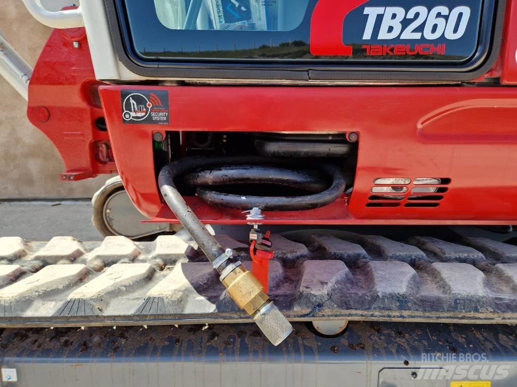 Takeuchi TB 260 Mini bagri <7t