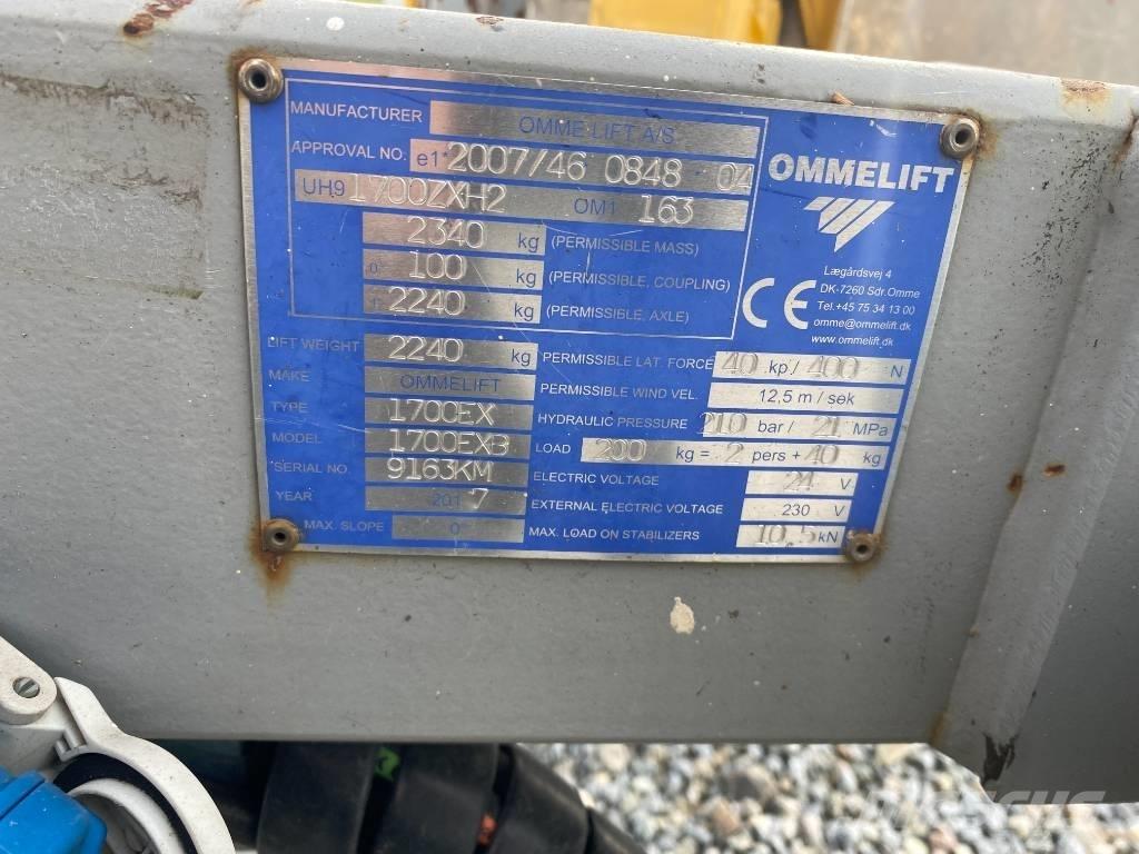Omme 1700 EBX Vlečne dvižne ploščadi