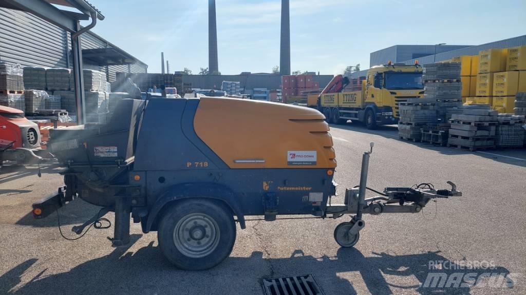 Putzmeister P 718 TD Kamionske črpalke za beton