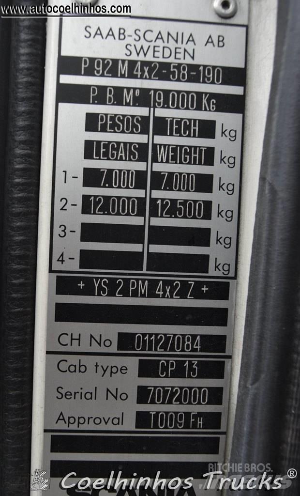 Scania 92 M Tovornjaki s ponjavo