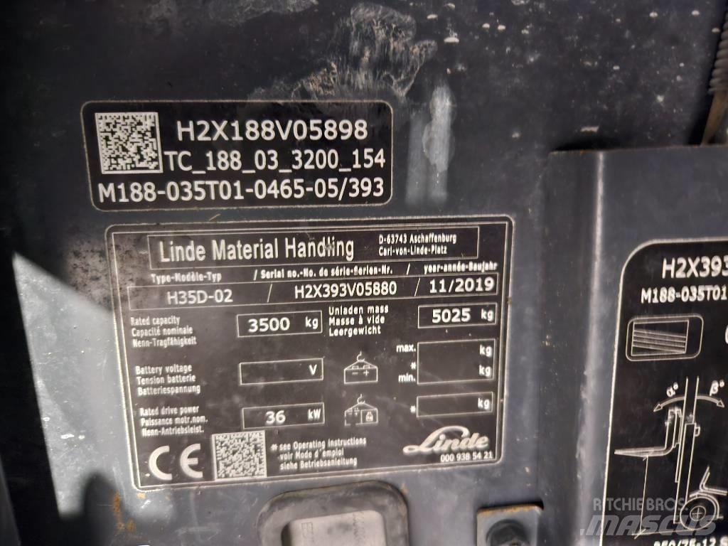 Linde H35D Dizelski viličarji