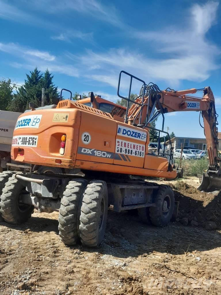 Doosan DX 160 W-3 Bagri na kolesih