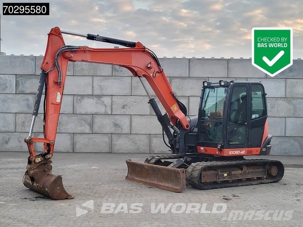 Kubota KX080-4a Mini bagri <7t