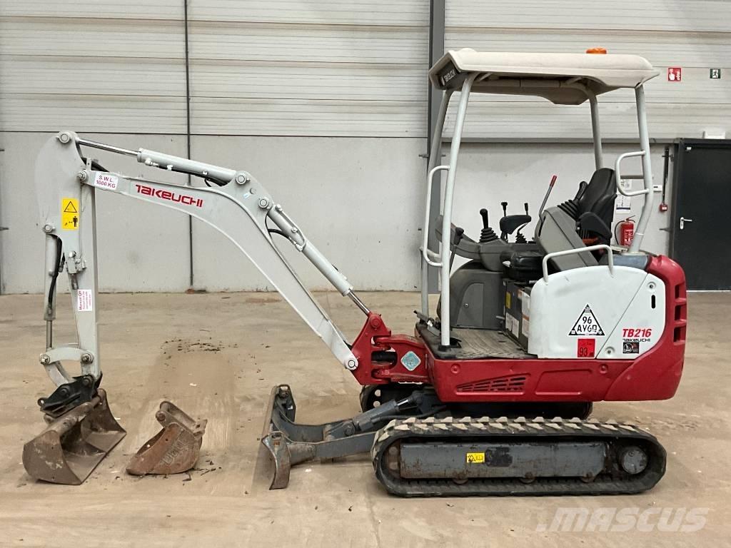 Takeuchi TB 216 Mini bagri <7t