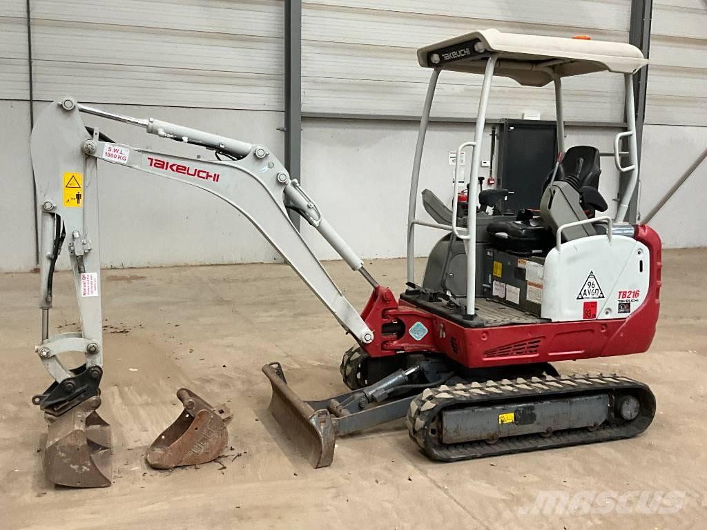 Takeuchi TB 216 Mini bagri <7t