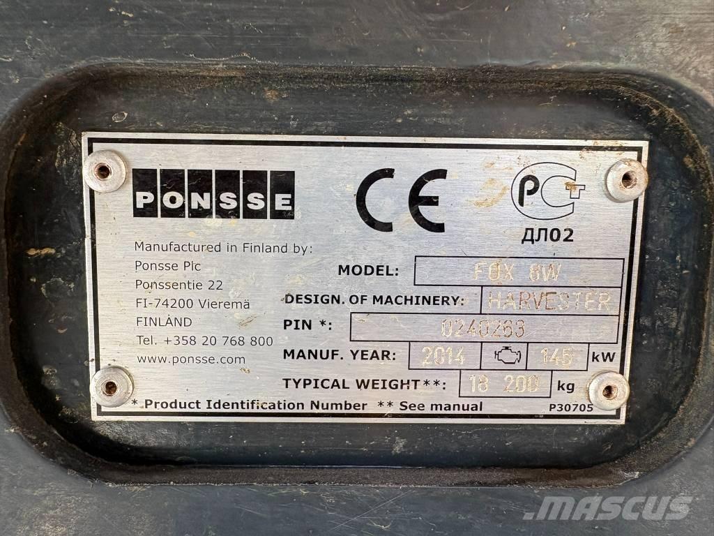 Ponsse Fox Harvesterji