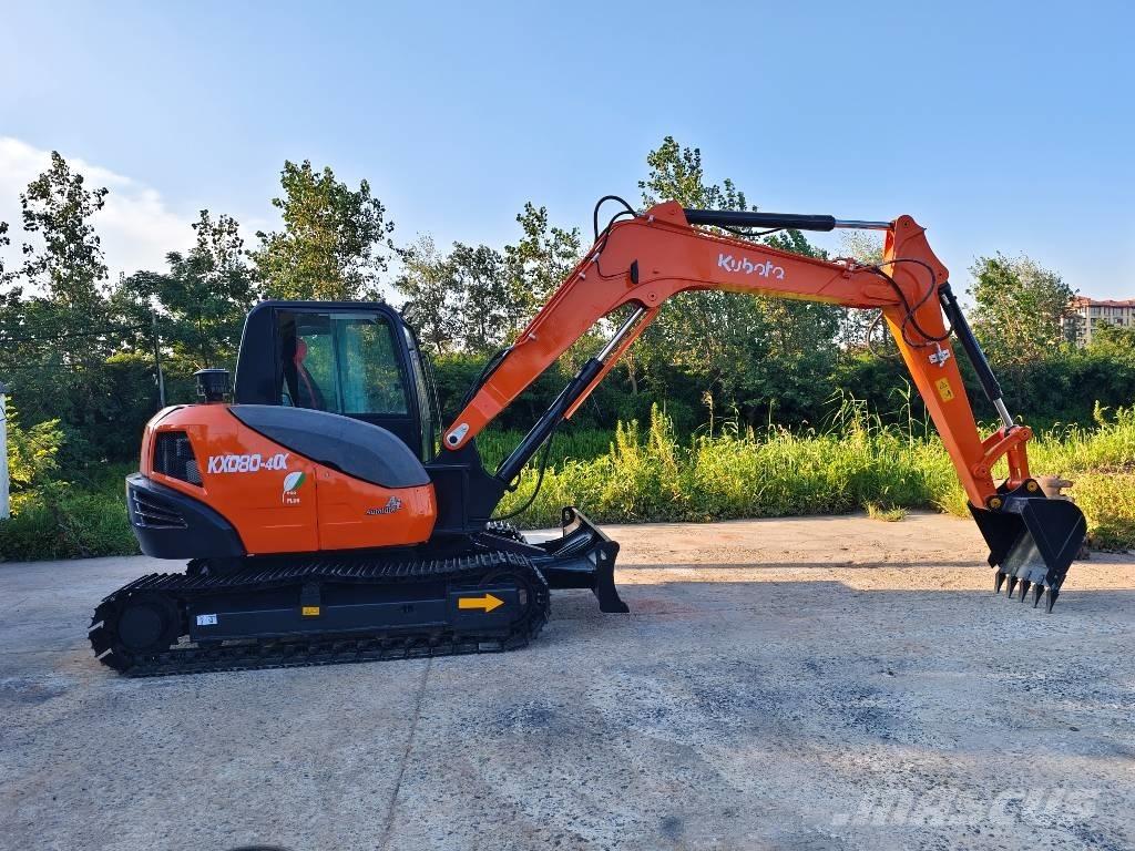 Kubota KX 080-4 CX Midi bagri 7t – 12t