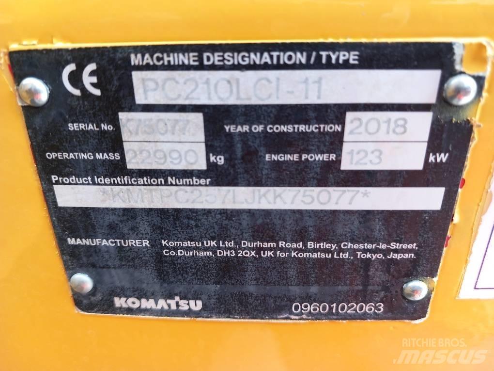 Komatsu PC210LCI-11 Bagri goseničarji