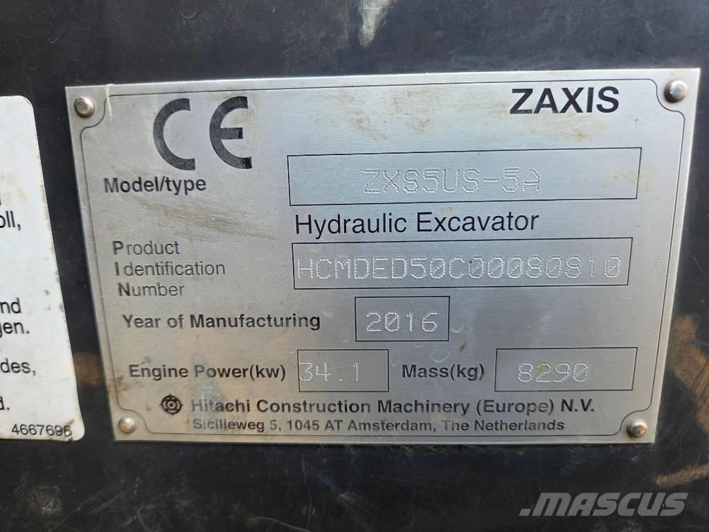 Hitachi ZX 85 US-5 A Midi bagri 7t – 12t