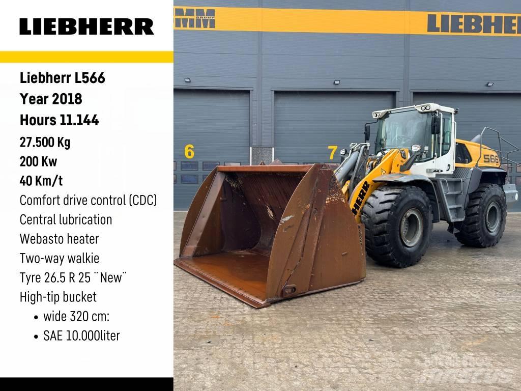 Liebherr L 566 Kolesni nakladalci