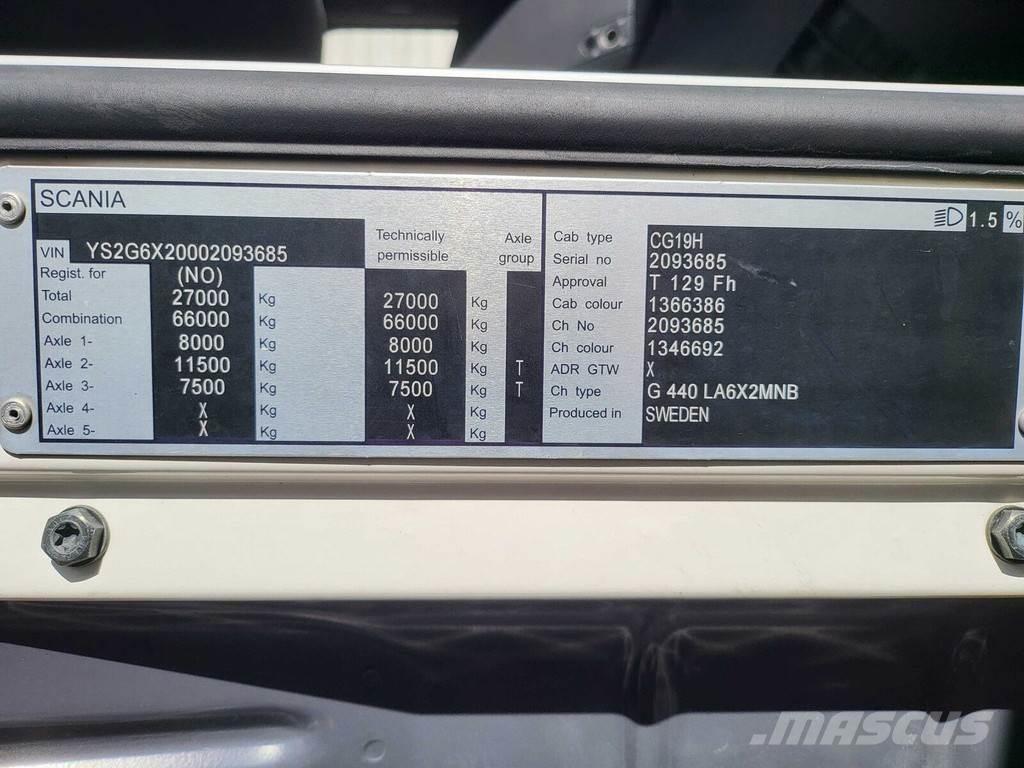 Scania G440 6X2 Vlačilci