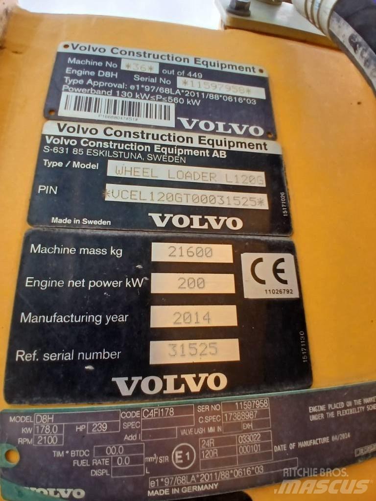 Volvo L 120 G Kolesni nakladalci