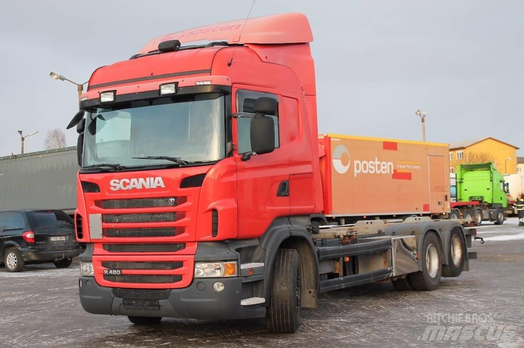 Scania R480 LB6X2HNB Kontejnerski tovornjaki