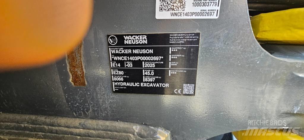 Wacker Neuson EZ 80 Midi bagri 7t – 12t