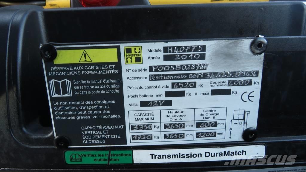 Hyster H4.0FT5 Plinski viličarji