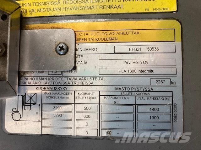Mitsubishi FB15PNT Električni viličarji