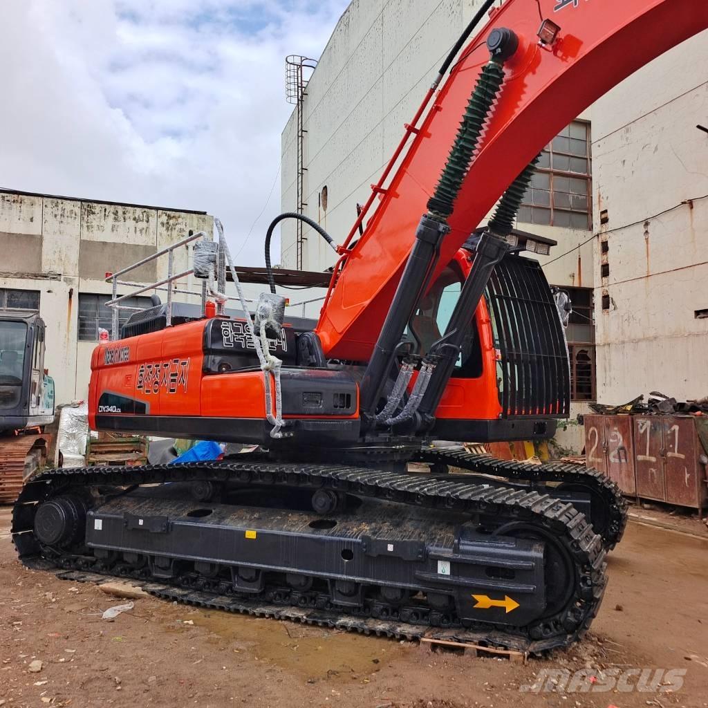 Doosan DX 340 Bagri goseničarji