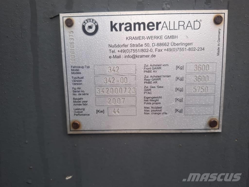 Kramer 380 Kolesni nakladalci