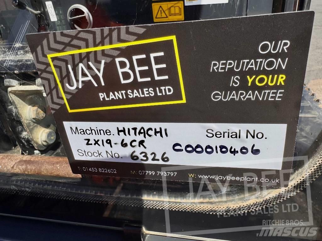 Hitachi ZX 19 U Mini bagri <7t