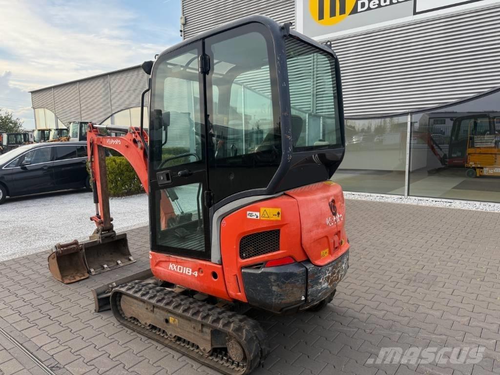 Kubota KX 018-4 Mini bagri <7t